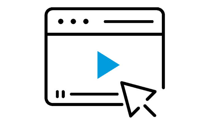 cursor and video in browser window