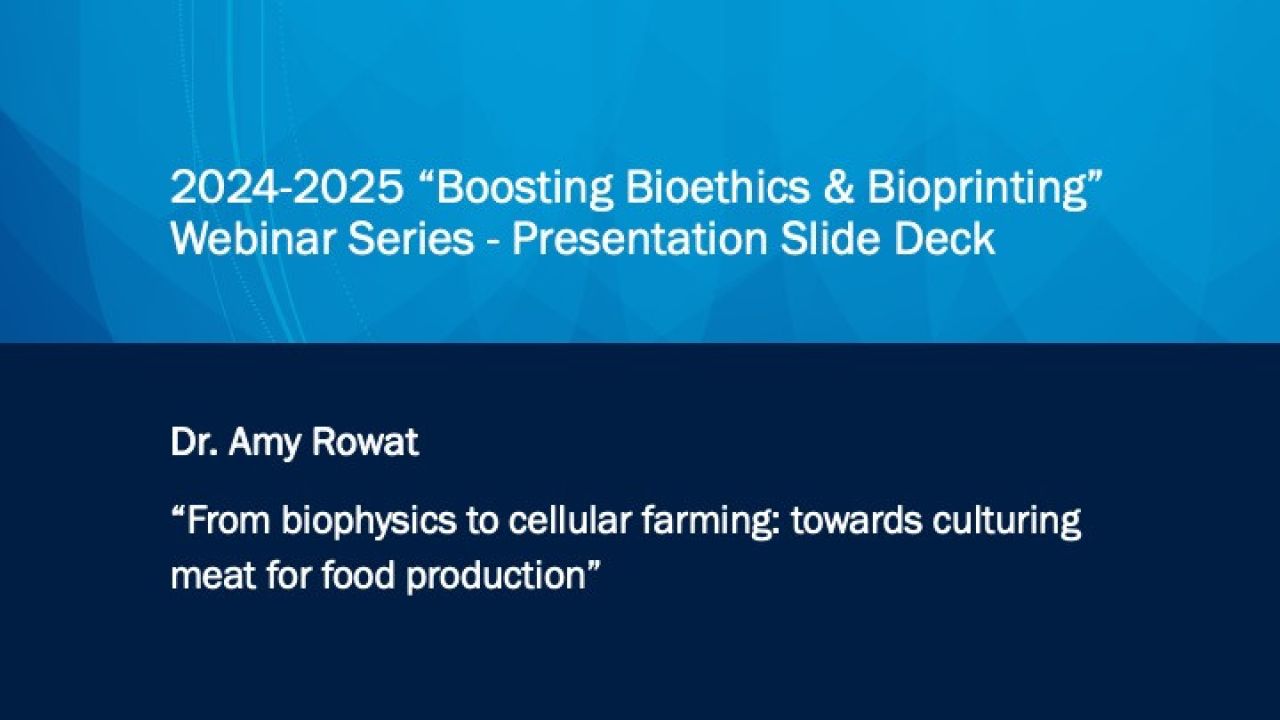 title slide for Rowat presentation